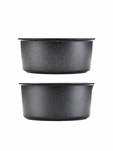 Набор посуды для приготовления с крышками Черный Огонёк OG-HOG14